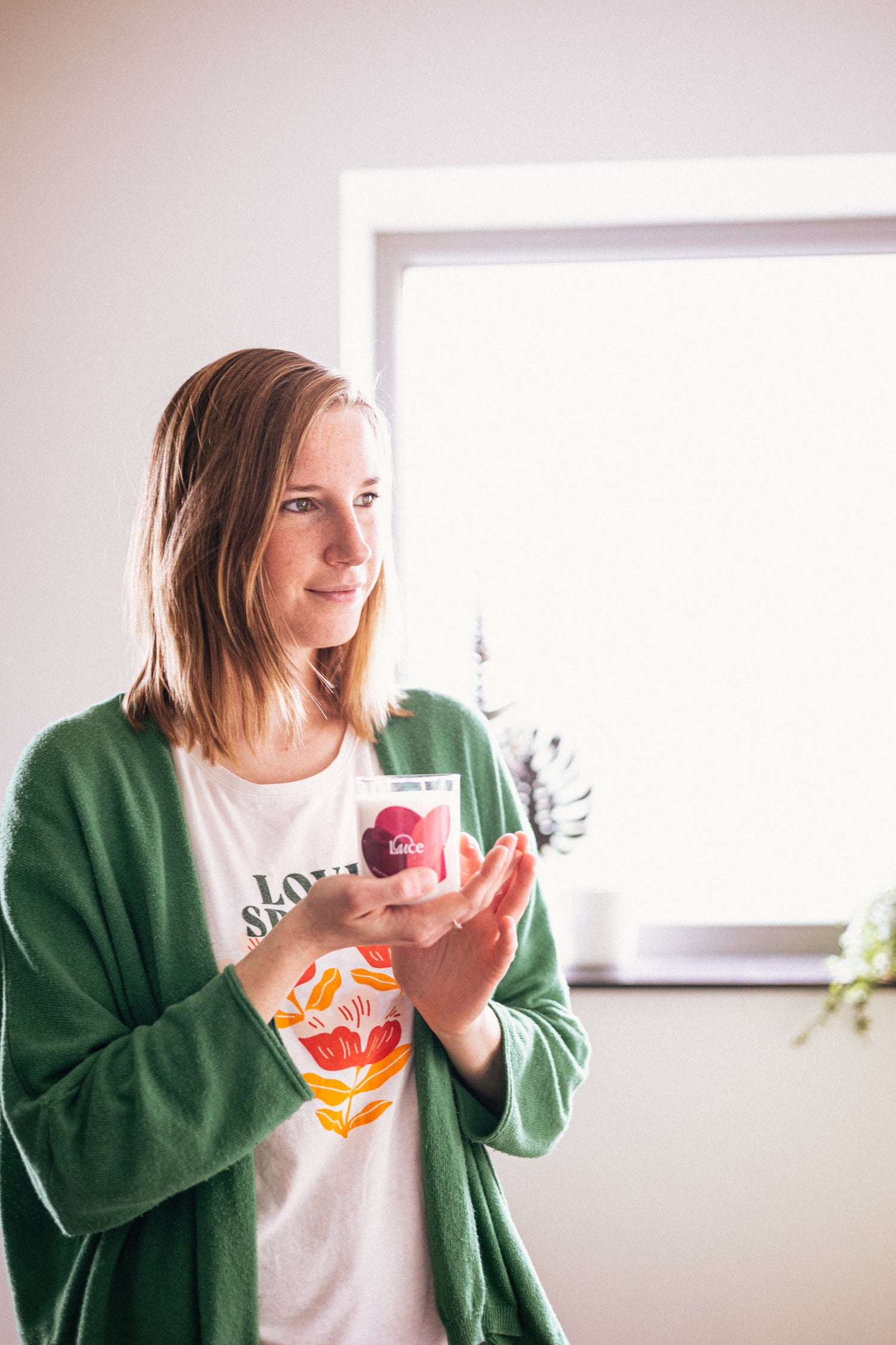 Claire Collard créatrice bougies Luce cire de colza fabriquée à la main en Belgique